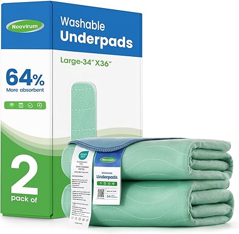 Washable Underpads ,Reusable Incontinence Pads for Kids, Adults, Elderly, Pets - Waterproof Protective Pad for Bed, Couch, Sofa, Furniture, Floor
